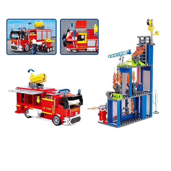 Конструктор Sluban Fire - Fighting Training Center Разноцветный