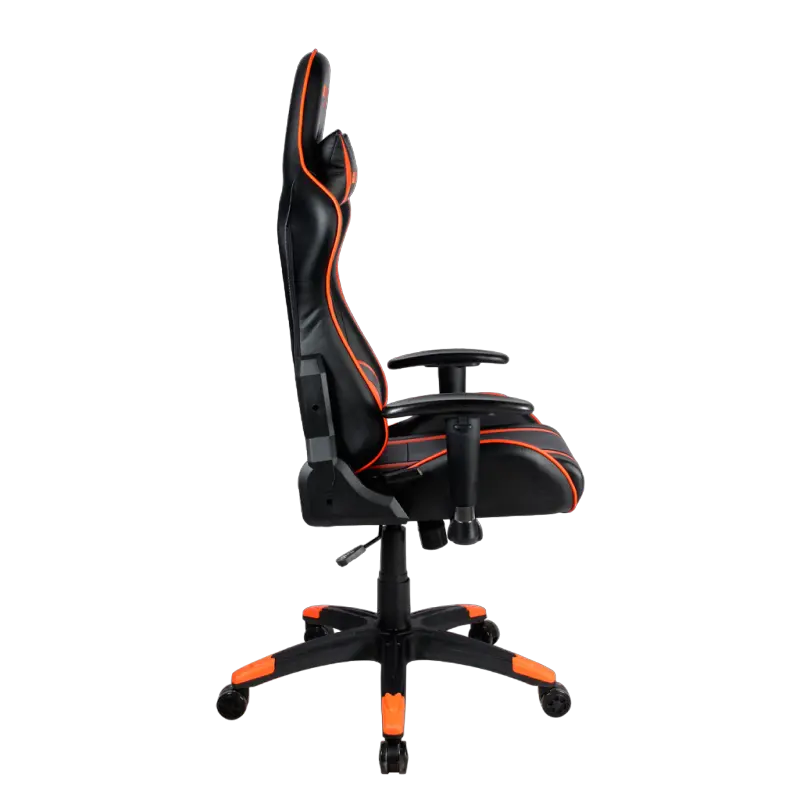 Scaun Gaming Canyon Fobos PU Piele Negru/Portocaliu