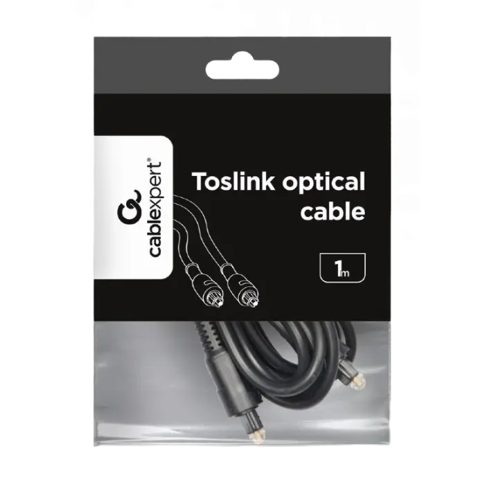 Аудиокабель Cablexpert CC-OPT-1M Черный