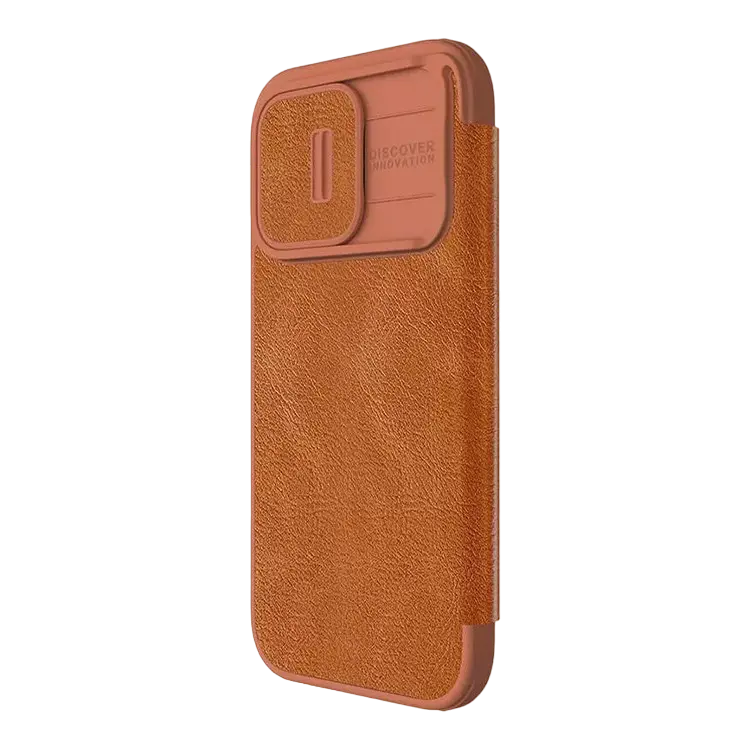 Чехол книжка Nillkin Apple iPhone 15 Pro Max Qin Pro Qin Pro Коричневый