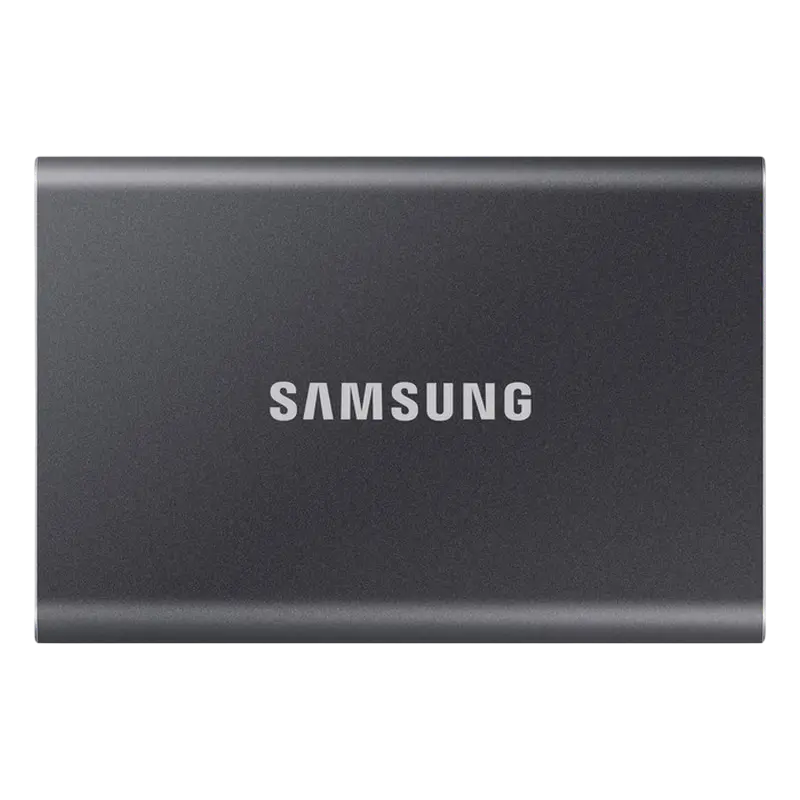 Внешний портативный SSD накопитель Samsung T7 4 ТБ Titan Gray