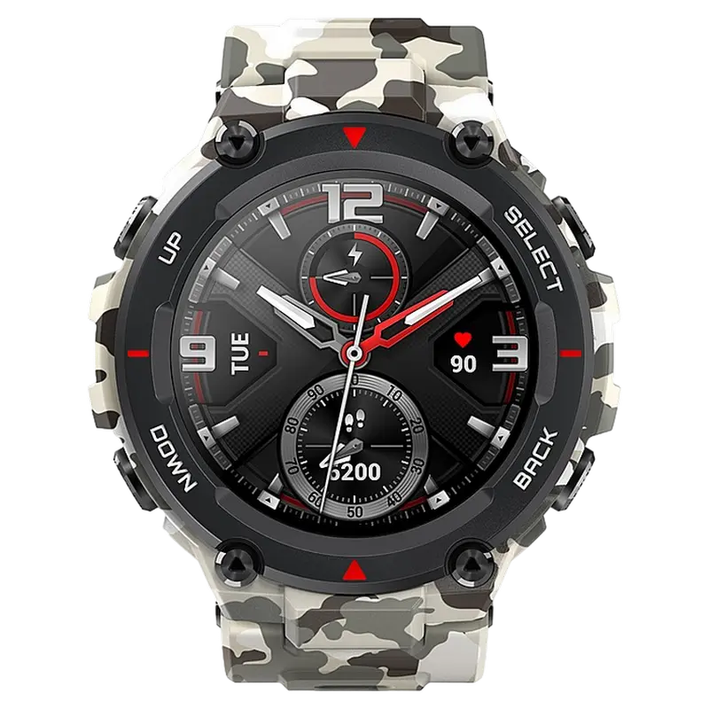 Умные часы Xiaomi T-Rex Камуфляжный зеленый