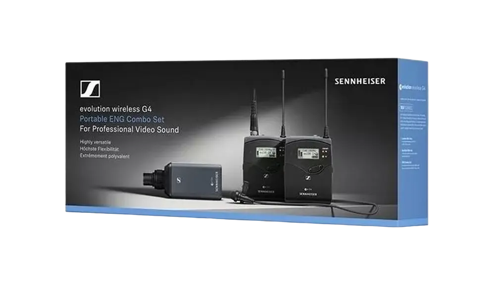 Microfon vocal Sennheiser EW 100-ENG G4-E Fără fir Negru