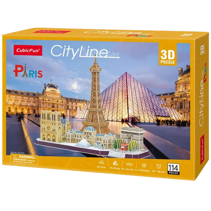 Puzzle 3D CubicFun City Line Paris