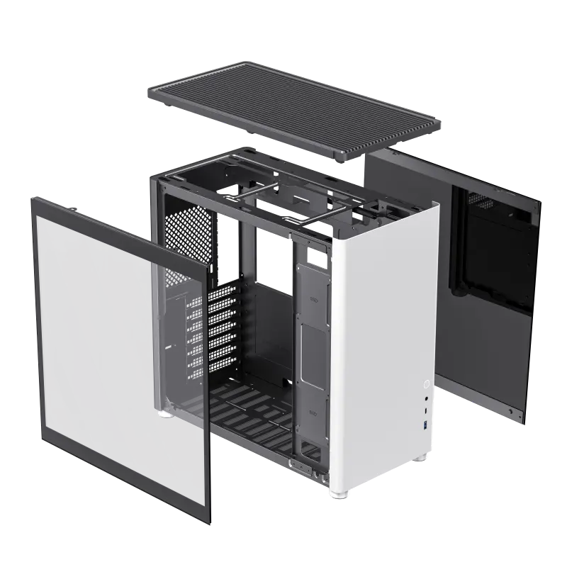 Компьютерный корпус Gamemax SPARK PRO WT Mini-Tower Белый