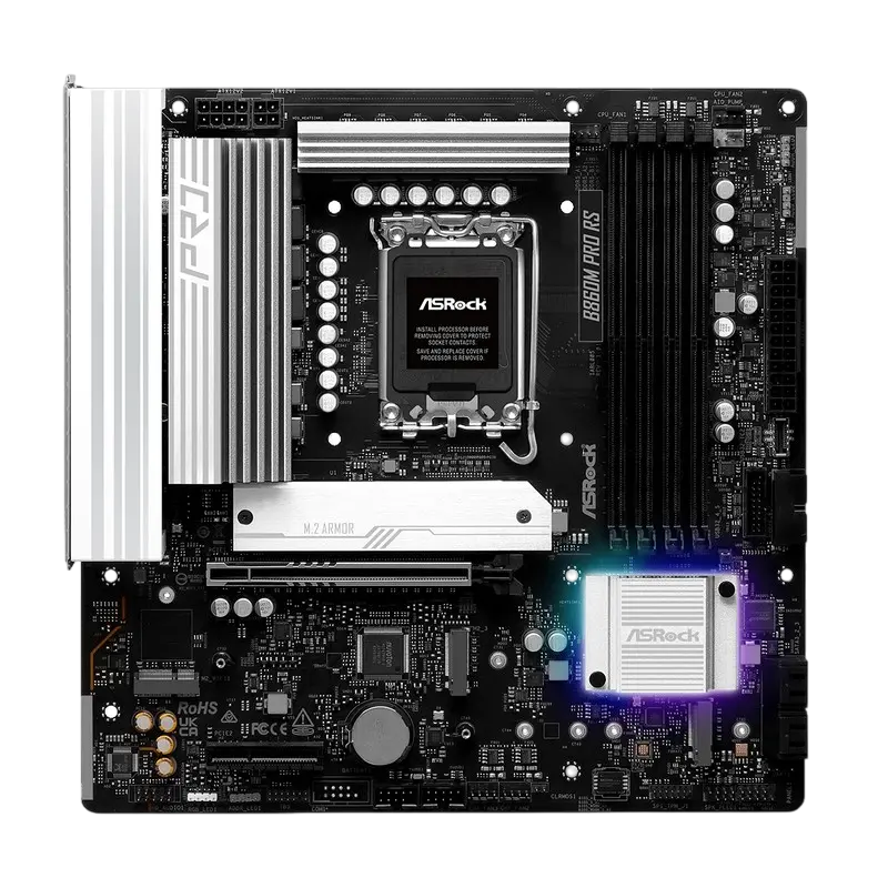 Placă de bază ASRock B860M PRO RS LGA1851 Micro-ATX