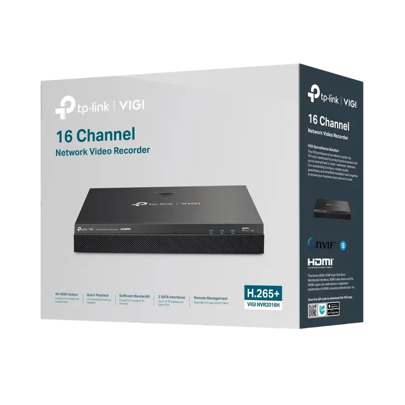 Видеорегистратор TP-LINK NVR2016H Черный