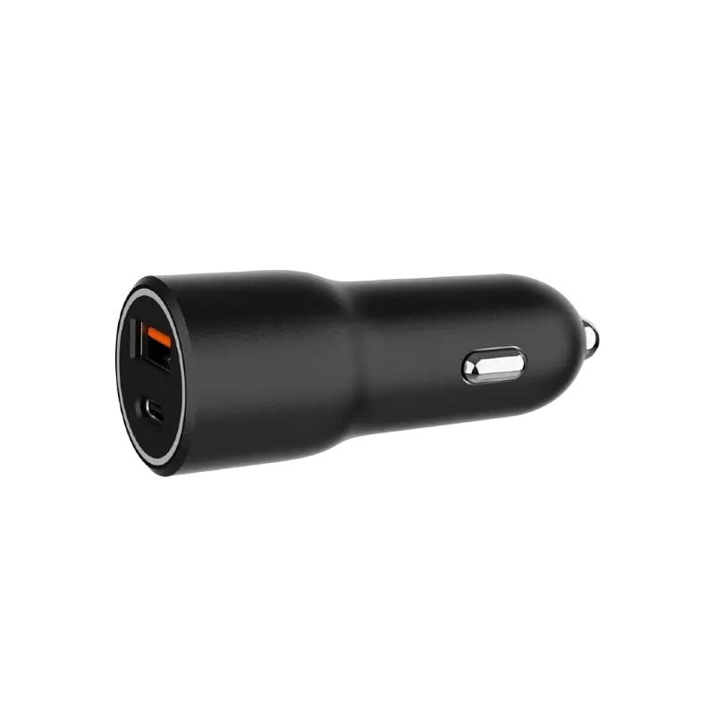 Incărcător auto Gembird TA-UC-AC2PDQC38-CAR-01 Negru