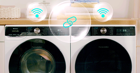Komunikacja pralki z suszarką