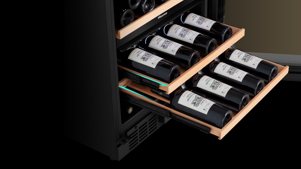 Soft-Close Wooden Shelves