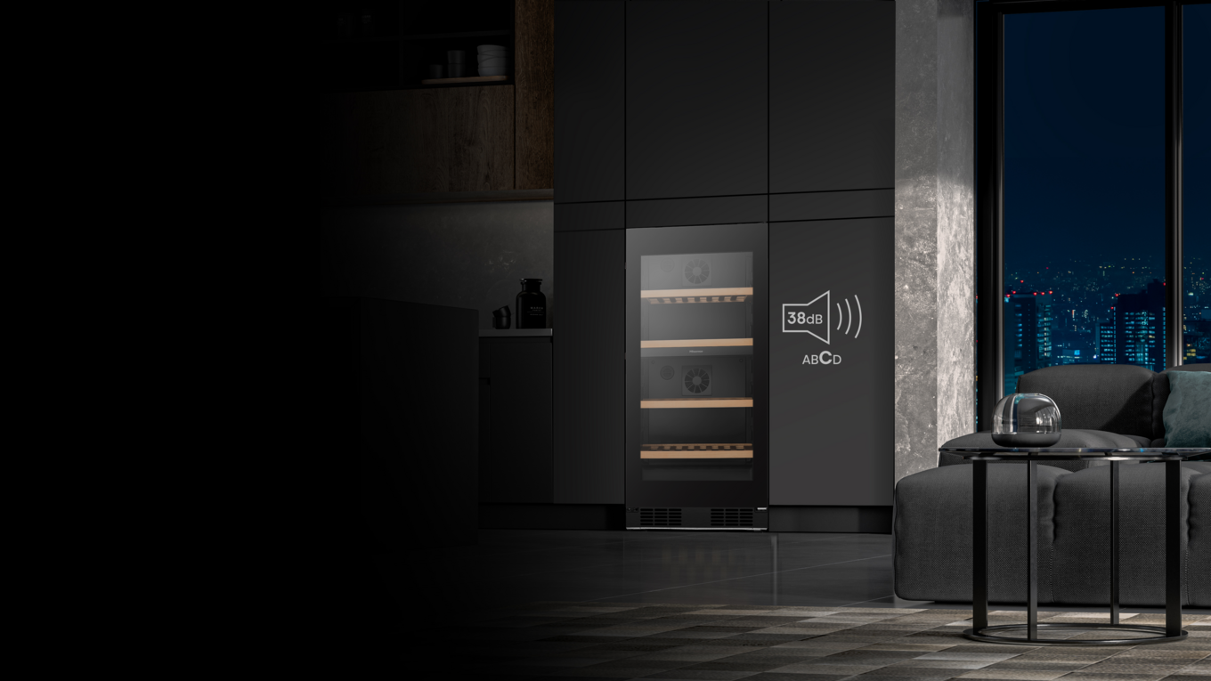 Quiet operation 38 dB