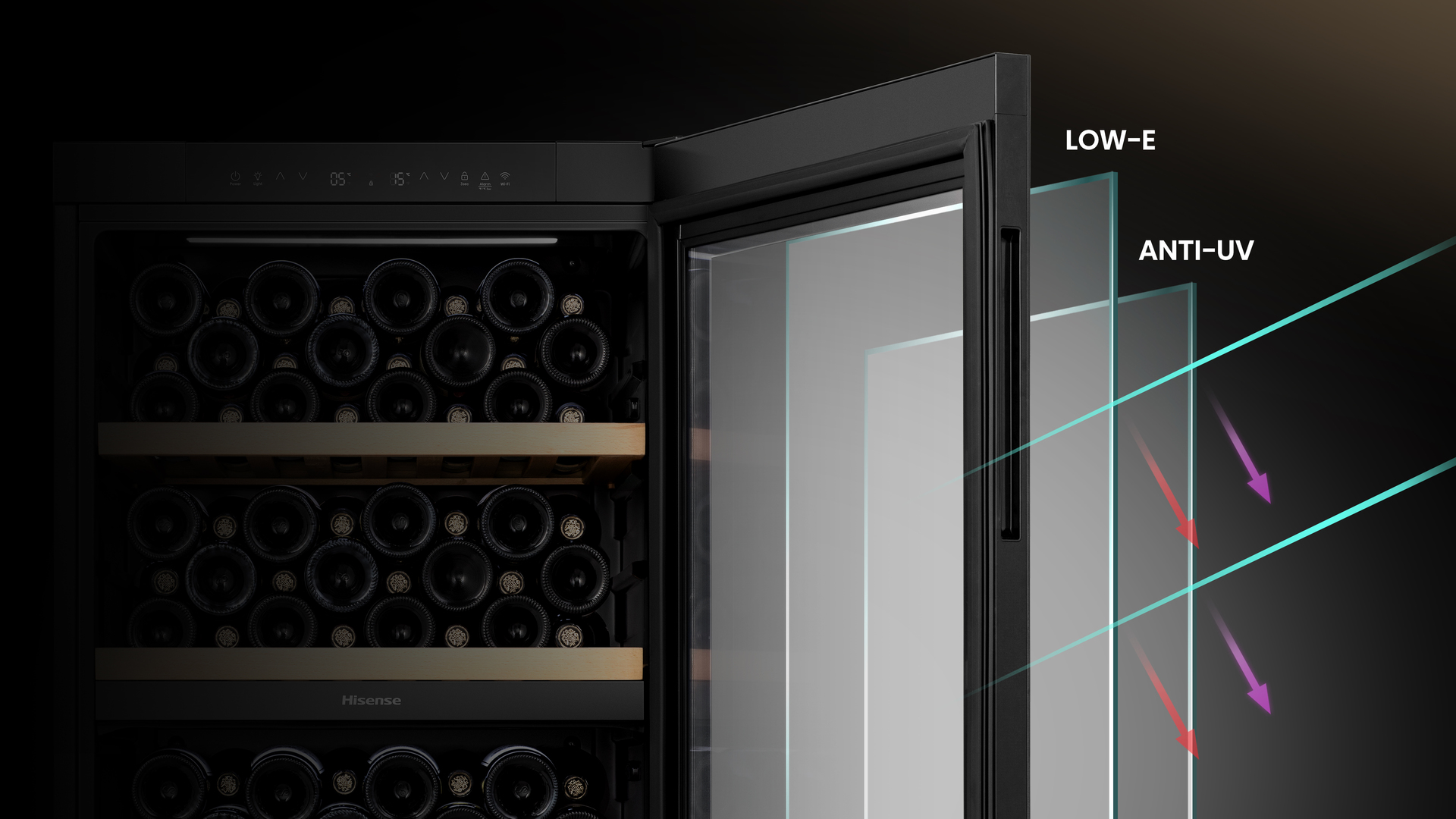 Anti UV & Low-E Glass Door